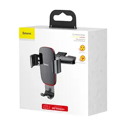 Автотримач Baseus Metal Age Gravity Car Mount (SUYL-J) Чорний - мініатюра 8