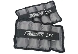 Обтяжувачі EasyFit 2 х 2 кг для ніг та рук з металом (EF-AWTМ-200)