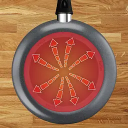 Сковорода Вок Tefal Hard Stone 28 см сіра (D4561932) - мініатюра 3