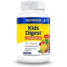 Амінокислота Kids Digest, 60 жувальних таблеток - Фруктовий пунш Enzymedica vit0003884 - мініатюра 2