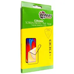 Скло захисне Dengos Ceramic Film для Samsung Galaxy A03s (black) (TGCF-14)