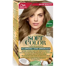 Фарба для волосся Wella Soft Color Безаміачна 71 - Попелястий блонд (3614228865760) - мініатюра 1