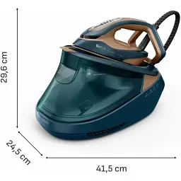 Праска-парогенератор Tefal Express Vision Max 3000 Вт синьо-золотий (GV9920E0) - мініатюра 4