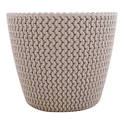 Горщик для квiтiв Prosperplast Splofy, 160 мм, мокка (11800-7529) - мініатюра 2