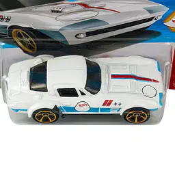 Базова машинка Hot Wheels Then and Now Corvette Grand Sport біла (5785) JJJ58-N521 - мініатюра 2