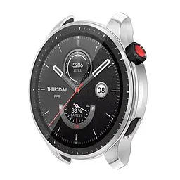 Захисний чохол Tamister для смартгодинника Amazfit Balance з плівкою сріблястий - мініатюра 3