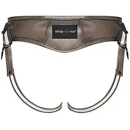 Трусы для страпона Strap-On-Me Leatherette Harness Desirous - мініатюра 3
