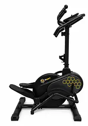 Еліптичний тренажер BESPORT BS-707 PEACH PRO магнітний чорно-жовтий - мініатюра 2