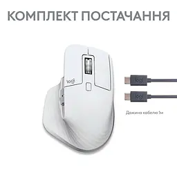 Миша Logitech MX Master 3S For Mac Pale Grey (910-006572) [81997] - мініатюра 8