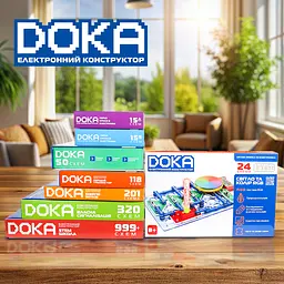 Конструктор електронний Doka Світло та колір RGB 24 схеми - мініатюра 8