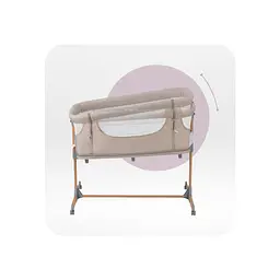 Ліжечко дитяче прямокутне MoMI Smart Bed 4in1 Beige (ŁÓŻE00001) - мініатюра 10