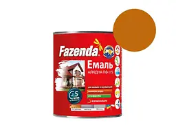 Емаль алкідна ПФ-115 FAZENDA Жовто-коричневий 2.8кг