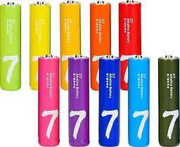 Батарейка ZMI ZI7 Rainbow Alkaline Battery AAA 10шт. (NQD4001RT) - мініатюра 3