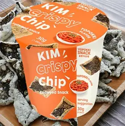 Чіпси Yopokki Snack Seaweed Kim Crispy Chip Topokki 30г - мініатюра 5