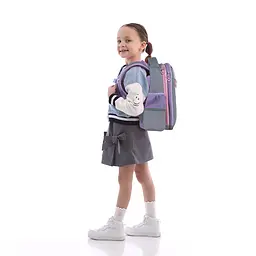 Рюкзак GoPack Education 165S Cute Cat Чорно-сірий (GO26-165S-3) - мініатюра 18