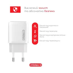 Зарядний пристрій Intaleo TCGQPD125 1хType-C 3A/25W QC/PD3.0 (1283126538827) - мініатюра 5