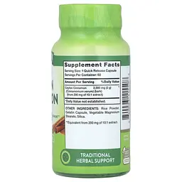 Кориця цейлонська Nature's Truth Concentrated Ceylon Cinnamon 2000 мг 60 капсул швидкого вивільнення - мініатюра 2