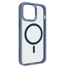 Чехол Apple iPhone 14 Pro Max, Unit MagSafe, голубой, прозрачный, магсейф, противоударный, магнитный, панель-накладка с поддержкой MagSafe, с поддержкой беспроводной зарядки, TPU+PC, защита всего корпуса, ударопрочный, ArmorStandart (ARM75212)