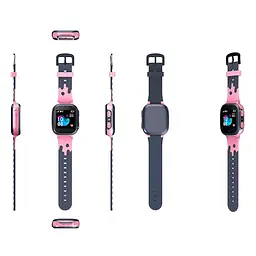 Наручний смарт-годинник дитячі Q15 з функцією дзвінка, 4G і GPS Pink (16419) - мініатюра 2