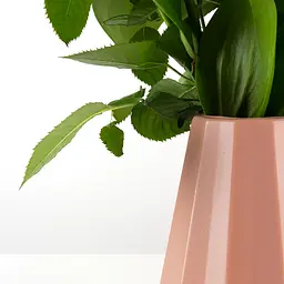 Ваза декоративна МВМ My Home, 20,5 см, розовая (DH-FLOWERS-07 PINK) - мініатюра 3