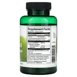 Натуральна добавка Swanson Spirulina Blue-Green Alhae 500 mg 90 капсул - мініатюра 2