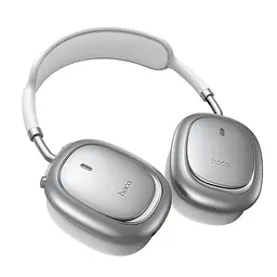 Бездротові накладні навушники HOCO W68 Calma ANC noise-canceling BT headphones(App) Silver (6942007674010) - мініатюра 3