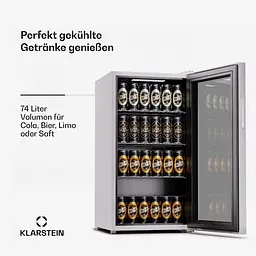 Холодильник для напоїв Klarstein Beersafe 74 Slim (10045533) - мініатюра 2