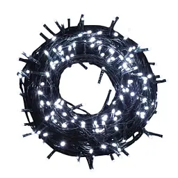 Світлодіодна гірлянда нитка вулична Led Cob 10 м 100led батарейки White