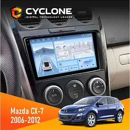 Штатна магнітола Mazda CX-7 2006-2012 Cyclone C9-012 4x64, DSP, 4G Cyclone (НФ-00007940)