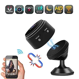 Бездротова Wi-Fi міні камера A9 для прихованого відеоспостереження 1080P FullHD 1080*720 4sport • Нічне бачення до 10м - мініатюра 3