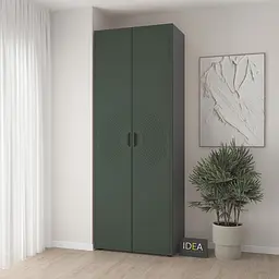 Шафа для одягу з однією штангою С-8.3 Антрацит/Камуфляж Idea