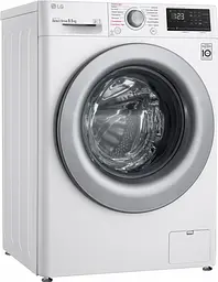 Пральна машина LG з фронтальним завантаженням F2V3GS4W, 8,5кг, 1200, A+++-30%, Пар, глибина 47см, Дисплей, Інвертор, Білий (F2V3GS4W) - мініатюра 2