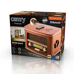Радіо РЕТРО Camry CR 1167 з Bluetooth, CD / MP3-плеєр / запис - мініатюра 7
