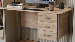 Комп'ютерний стіл Ferrum-decor Гаррі 75x120x60 сірий ДСП Дуб Сан-Марино 16мм (FRD-101454) - мініатюра 4