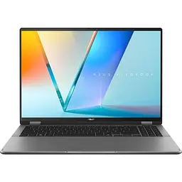 Ноутбук ASUS Vivobook 16 Flip TP3607AA-SI044X (16 F OLED, Intel Core 9 386H, 32 GB, 1 TB, Intel HD, W11P) Matte Gray (90NB17B1-M002U0)