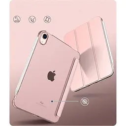Чохол-книжка BeCover Tri Fold Hard для Apple iPad Mini 7 2024 Rose Gold (712456) - мініатюра 2