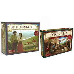 Настільна гра Kilogames Виноробство. Основне видання з доповненням Тоскана (укр.) (KG-2250+1)