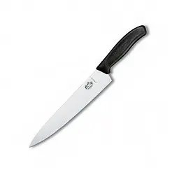 Кухонний ніж Victorinox SwissClassic Carving лезо 22см з чорн. ручкою (блістер)