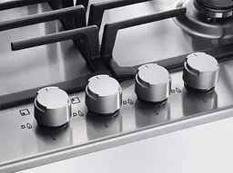 Варильна поверхня газова Electrolux 30 см чавун доміно нержавіюча сталь - мініатюра 4