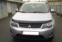 Дефлектор капоту мухобійка для MITSUBISHI OUTLANDER XL 07-09