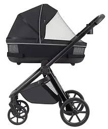 Коляска 2 в 1 Carrello Omega CRL-6540 Cosmo Black дощовик москітна сітка LED-ліхтарик - мініатюра 5