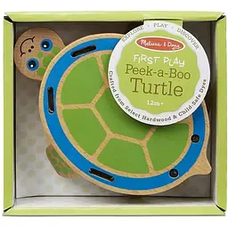 Іграшка для малюків Melissa & Doug Зіграй в хованки з черепашкою дерев'яна (MD4029) - мініатюра 4