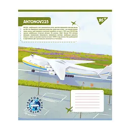 Зошит Yes Антонов. Моделі 12 аркушів лінія (767430), в асортименті - мініатюра 6