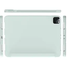 Чохол до планшета BeCover Tri Fold Soft TPU Silicone Apple iPad Pro 12.9 2020/2021/2022 Light Green (711738) - мініатюра 2