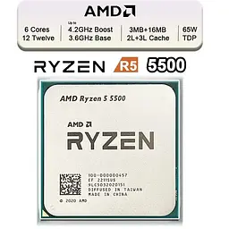Процесор AMD Ryzen 5 5500 am4 tray 100-000000457 - мініатюра 4