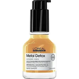 Олійка L'Oreal Professionnel Serie Expert Metal Detox для зменшення ламкості всіх типів волосся та небажаної зміни кольору​ 50 мл