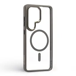 Чехол Samsung Galaxy S26 Ultra 5G, Unit MagSafe, серый, прозрачный, магсейф, противоударный, магнитный, панель-накладка с поддержкой MagSafe, с поддержкой беспроводной зарядки, TPU+PC, защита всего корпуса, ударопрочный, ArmorStandart (ARM88840) - мініатюра 2