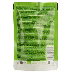 Вологий корм для стерилізованих котів Brit Premium Delicate Fillets in Gravy Duck for Sterilised філе в соусі качка 85 г - мініатюра 2