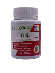 Екстракт Elixir глоду з калієм та магнієм 40 таблеток