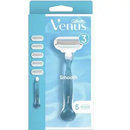 Бритва Gillette Venus Smooth з 5 змiнними картриджами